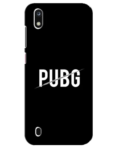 Чехол для ZTE Blade A7 (2019) с картинкой «PUBG — белый логотип»