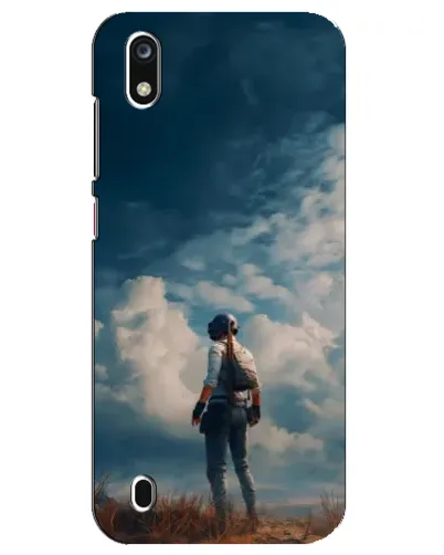 Чехол для ZTE Blade A7 (2019) с картинкой «Герой PUBG на скале»