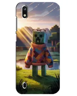 Чехол для ZTE Blade A7 (2019) с картинкой «Крипер в свитере» Чехол для ZTE Blade A7 (2019) с картинкой «Крипер в свитере»