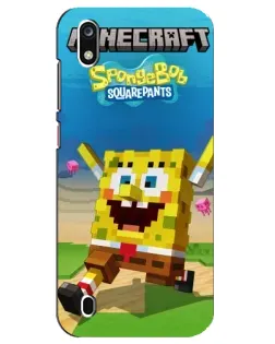 Чехол для ZTE Blade A7 (2019) с картинкой «Губка Боб Minecraft» Чехол для ZTE Blade A7 (2019) с картинкой «Губка Боб Minecraft»