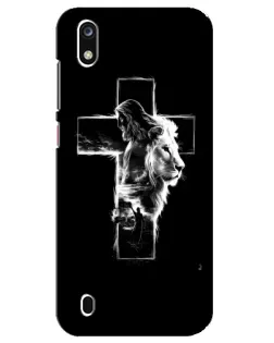 Чехол для ZTE Blade A7 (2019) с картинкой «Сияющий крест Jesus»