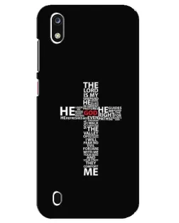 Чехол для ZTE Blade A7 (2019) с картинкой «Текстовый крест»