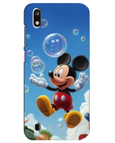 Чехол для ZTE Blade A7 (2019) с картинкой «Mickey и мыльные пузыри»