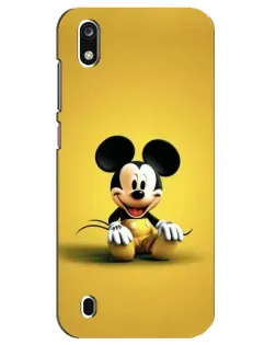 Чехол для ZTE Blade A7 (2019) с картинкой «Микки на желтом»