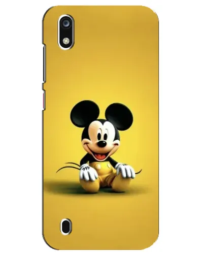 Чехол для ZTE Blade A7 (2019) с картинкой «Микки на желтом»