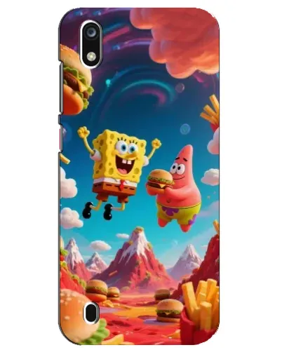 Чехол для ZTE Blade A7 (2019) с картинкой «Космический фастфуд»