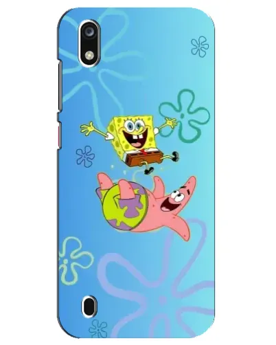 Чехол для ZTE Blade A7 (2019) с картинкой «Спанч Боб и Патрик»