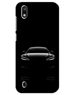 Чехол для ZTE Blade A7 (2019) с картинкой «Силуэт Tesla Night»