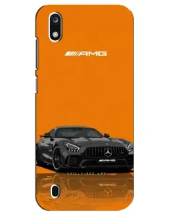 Чехол для ZTE Blade A7 (2019) с картинкой «Оранжевый Mercedes AMG»