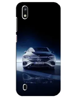 Чехол для ZTE Blade A7 (2019) с картинкой «Ночной Mercedes EQ»