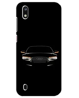 Чехол для ZTE Blade A7 (2019) с картинкой «Audi — ночной контур»