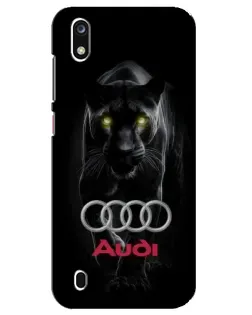 Чехол для ZTE Blade A7 (2019) с картинкой «Пантера и Audi»