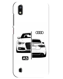 Чехол для ZTE Blade A7 (2019) с картинкой «Audi — контрастный дизайн»