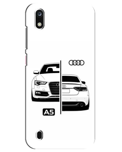 Чехол для ZTE Blade A7 (2019) с картинкой «Audi — контрастный дизайн»