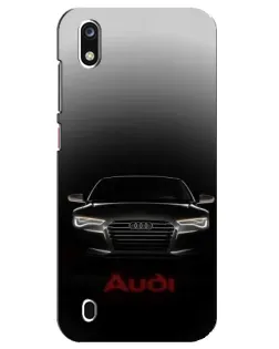 Чехол для ZTE Blade A7 (2019) с картинкой «Audi — градиентный контур»
