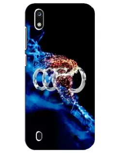 Чехол для ZTE Blade A7 (2019) с картинкой «Энергия лого Audi»