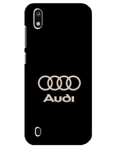Чехол для ZTE Blade A7 (2019) с картинкой «Audi — золотой логотип»
