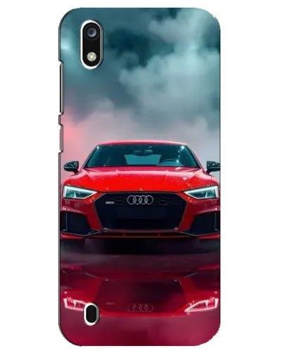 Чехол для ZTE Blade A7 (2019) с картинкой «Audi RS — красный стиль»