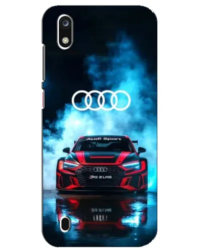 Чехол для ZTE Blade A7 (2019) с картинкой «Audi Sport — неон»