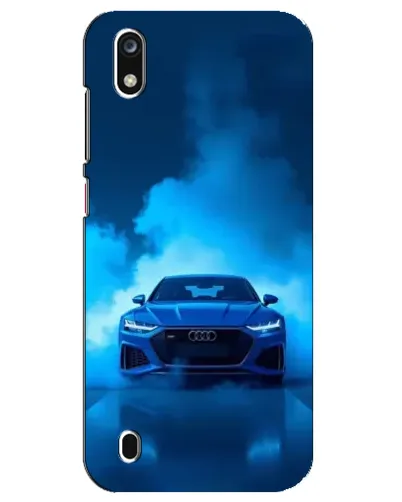 Чехол для ZTE Blade A7 (2019) с картинкой «Audi — голубая энергия»