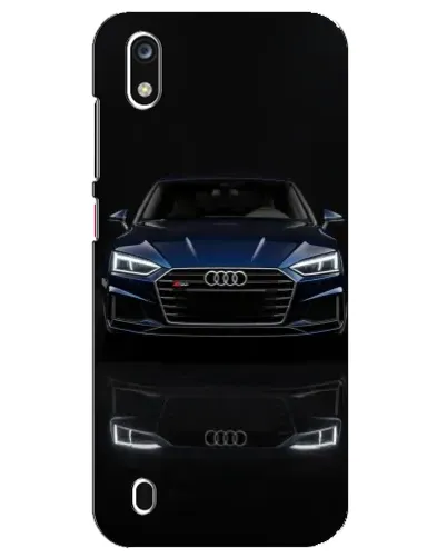 Чехол для ZTE Blade A7 (2019) с картинкой «Audi — ночное отражение»