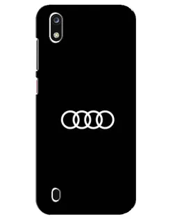Чехол для ZTE Blade A7 (2019) с картинкой «Audi White Logo»
