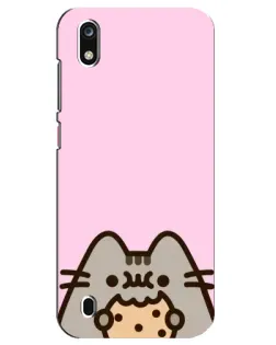 Чехол для ZTE Blade A7 (2019) с картинкой «Pusheen и печенье»