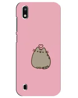 Чехол для ZTE Blade A7 (2019) с картинкой «Pusheen сердце»