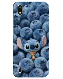 Чехол для ZTE Blade A7 (2019) с картинкой «Стич и голубика» Чехол для ZTE Blade A7 (2019) с картинкой «Стич и голубика»
