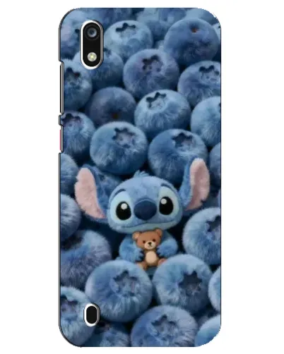 Чехол для ZTE Blade A7 (2019) с картинкой «Стич и голубика» Чехол для ZTE Blade A7 (2019) с картинкой «Стич и голубика»