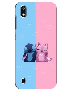 Чехол для ZTE Blade A7 (2019) с картинкой «Stitch и Angel Love» Чехол для ZTE Blade A7 (2019) с картинкой «Stitch и Angel Love»