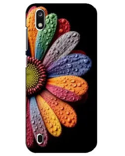 Чехол для ZTE Blade A7 (2019) с картинкой «Радужный цветок»