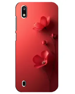 Чехол для ZTE Blade A7 (2019) с картинкой «Маковые соцветия»
