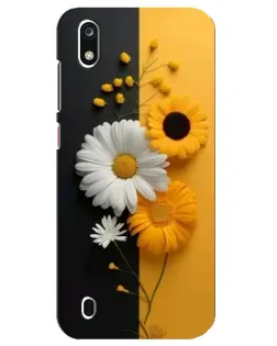 Чехол для ZTE Blade A7 (2019) с картинкой «Подсолнух и ромашка»