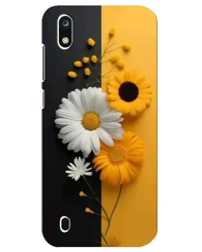 Чехол для ZTE Blade A7 (2019) с картинкой «Подсолнух и ромашка»