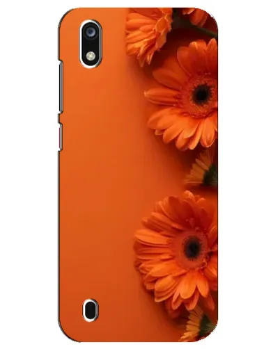 Чехол для ZTE Blade A7 (2019) с картинкой «Оранжевые герберы»