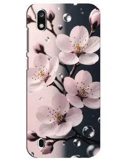 Чехол для ZTE Blade A7 (2019) с картинкой «Нежная сакура и капли»
