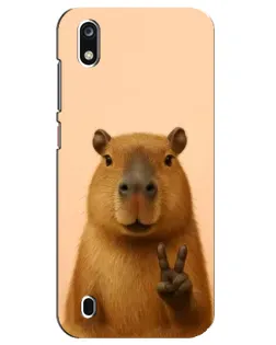 Чехол для ZTE Blade A7 (2019) с картинкой «Капибара виктория»