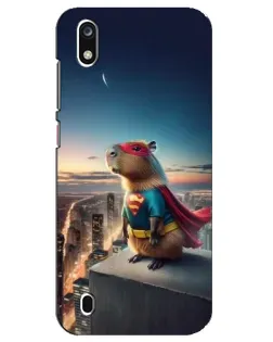 Чехол для ZTE Blade A7 (2019) с картинкой «Капи-мен супергерой»