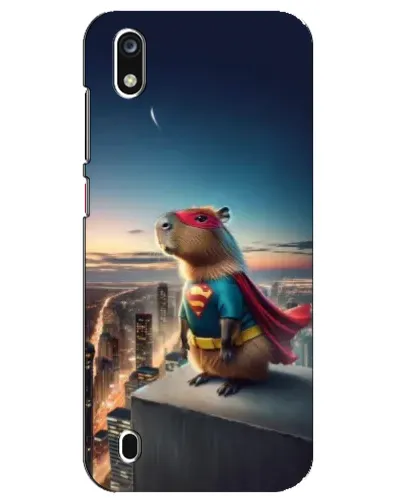 Чехол для ZTE Blade A7 (2019) с картинкой «Капи-мен супергерой»