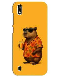 Чехол для ZTE Blade A7 (2019) с картинкой «Капибара на отдыхе»