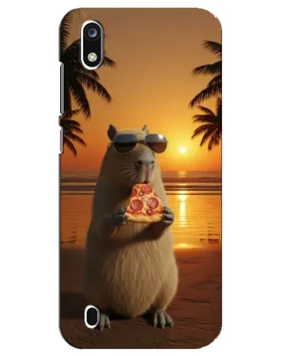 Чехол для ZTE Blade A7 (2019) с картинкой «Капибара с пиццей»