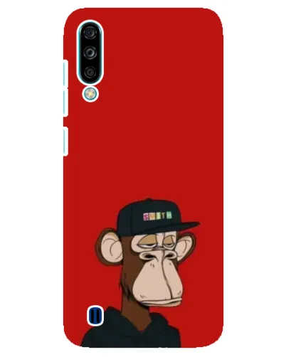 Чехол для ZTE Blade A7 (2020) с картинкой «Bored Ape — красный фон» Чехол для ZTE Blade A7 (2020) с картинкой «Bored Ape — красный фон»