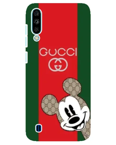Чехол для ZTE Blade A7 (2020) с картинкой «Gucci — полосы и Микки»