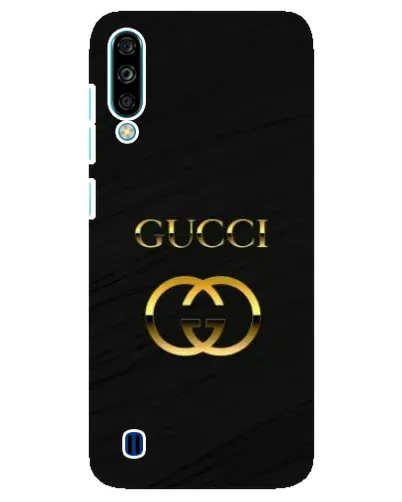 Чехол для ZTE Blade A7 (2020) с картинкой «Золотой логотип Gucci»