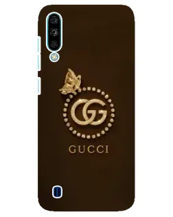 Чехол для ZTE Blade A7 (2020) с картинкой «Gucci — золотая бабочка»