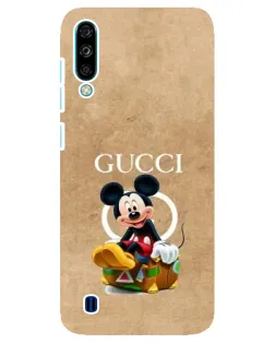 Чехол для ZTE Blade A7 (2020) с картинкой «Микки Маус Gucci — крафт»