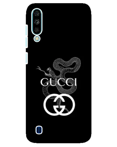 Чехол для ZTE Blade A7 (2020) с картинкой «Gucci — серебряная змея»
