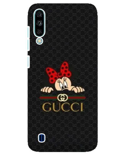 Чехол для ZTE Blade A7 (2020) с картинкой «Минни Маус Gucci — черный»