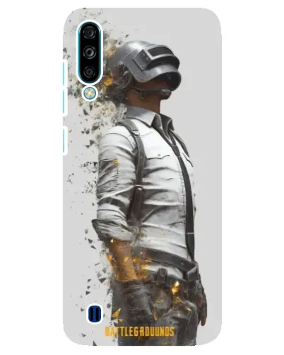 Чехол для ZTE Blade A7 (2020) с картинкой «PUBG — боец в пыли»